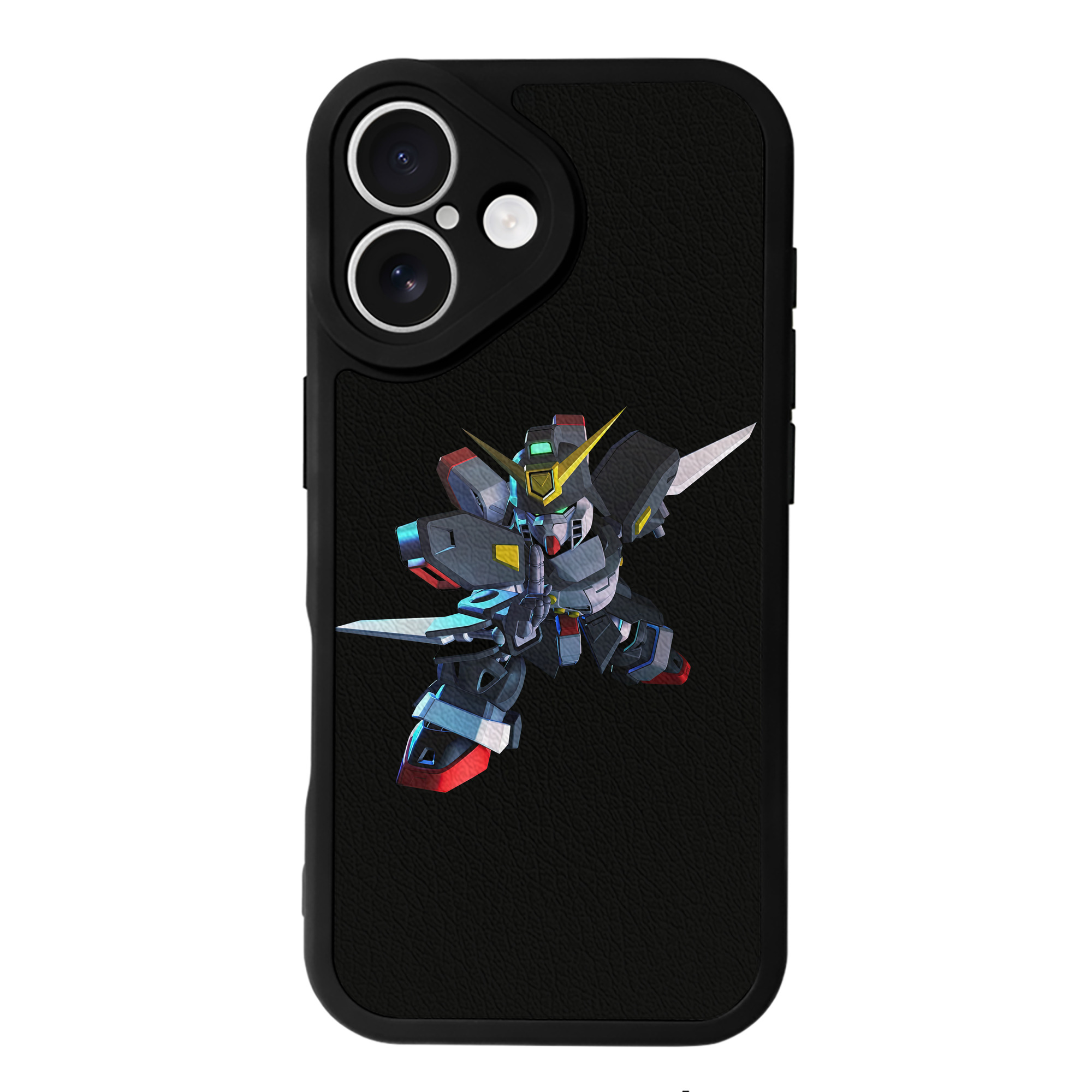 （画像用） 機動戦士ガンダム Mobile Suit Gundam 【iPhone 16シリーズ対応】シリコンスマホケース（レザー調） 材質：シリコン